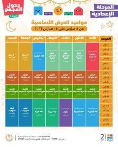 FB IMG 1772961596069 دروس الأسبوع الخامس لطلاب الإعدادية دروس الأسبوع الخامس لطلاب الإعدادية.. جدول المواعيد الكامل على منصة "مدرستنا بلس"| صور موقع في الجامعة