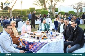 FB IMG 1773132601904 جامعة العبور للعلوم والتكنولوجيا جامعة العبور للعلوم والتكنولوجيا تنظم إفطارها الرمضاني السنوي لتعزيز التواصل بين أسرة الجامعة| صور موقع في الجامعة