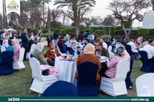 FB IMG 1773132605159 جامعة العبور للعلوم والتكنولوجيا جامعة العبور للعلوم والتكنولوجيا تنظم إفطارها الرمضاني السنوي لتعزيز التواصل بين أسرة الجامعة| صور موقع في الجامعة