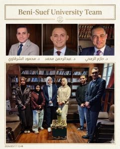 كلية الحقوق بجامعة بني سويف تشارك في مسابقة المحاكمة الصورية للملكية الفكرية بالجامعة البريطانية 2 كلية الحقوق بجامعة بني سويف تشارك في مسابقة المحاكمة الصورية
