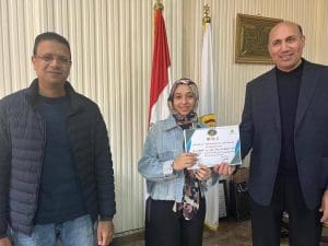 جامعة الزقازيق تكرم فريق هندسة الزقازيق لمتميزهم في هاكاثون الابتكار الصحي 7 FB IMG 1774805619722 جامعة الزقازيق جامعة الزقازيق تكرم فريق هندسة الزقازيق لمتميزهم في هاكاثون الابتكار الصحي موقع في الجامعة