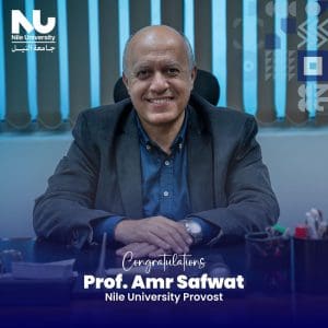 تعيينات أكاديمية جديدة في جامعة النيل لتعزيز مسار التطوير المؤسسي والتميز التعليمي| تفاصيل 2 تعيين الدكتور عمرو صفوت نائبًا لرئيس جامعة النيل للشئون الأكاديمية