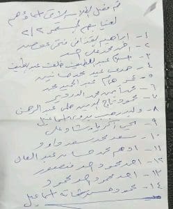 بسبب الغياب المتكرر.. مدرسة الشواولة الثانوية بنين بسوهاج تعلن فصل 14 طالباً وتصدر كشفاً بأسمائهم 2 بسبب الغياب المتكرر.. مدرسة الشواولة الثانوية بنين بالمنشأة تعلن فصل 14 طالباً وتصدر كشفاً بأسمائهم