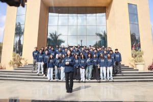 IMG 20260305 WA0090 جامعة بدر بروح التطوع.. طلاب جامعة بدر يشاركون في إفطار المطرية الجماعي موقع في الجامعة