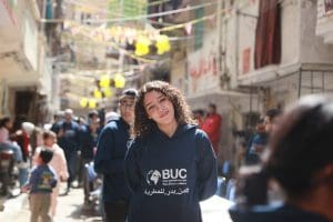 IMG 20260305 WA0095 جامعة بدر بروح التطوع.. طلاب جامعة بدر يشاركون في إفطار المطرية الجماعي موقع في الجامعة