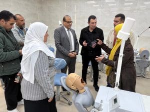 IMG 20260306 WA0141 جامعة الإسماعيلية الأهلية جامعة الإسماعيلية الأهلية تواصل تجهيز معامل التدريب وعيادات كلية طب الأسنان وفق أحدث المعايير موقع في الجامعة