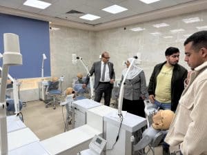 IMG 20260306 WA0149 جامعة الإسماعيلية الأهلية جامعة الإسماعيلية الأهلية تواصل تجهيز معامل التدريب وعيادات كلية طب الأسنان وفق أحدث المعايير موقع في الجامعة