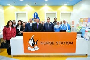 IMG 20260309 WA0010 مستشفى أبو الريش الياباني للأطفال رئيس جامعة القاهرة يفتتح مشروعات تطوير جديدة بمستشفى مستشفى أبو الريش الياباني للأطفال لدعم علاج موقع في الجامعة