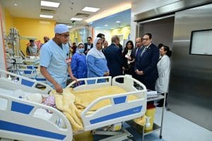 IMG 20260309 WA0015 مستشفى أبو الريش الياباني للأطفال رئيس جامعة القاهرة يفتتح مشروعات تطوير جديدة بمستشفى مستشفى أبو الريش الياباني للأطفال لدعم علاج موقع في الجامعة