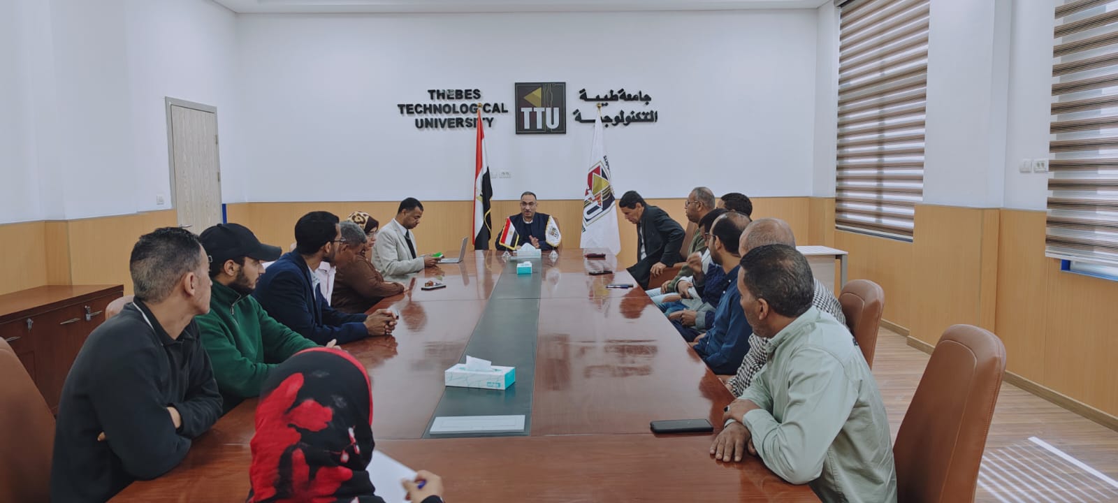 رئيس جامعة طيبة التكنولوجية