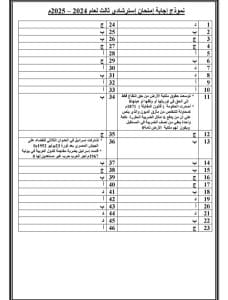 48 سؤالًا تحاكي شكل الامتحان.. ننشر النموذج الاسترشادي الثاني لمادة التاريخ 6 48 سؤالًا تحاكي شكل الامتحان.. ننشر النموذج الاسترشادي الثاني لمادة التاريخ