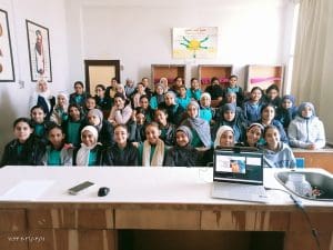 IMG 20260313 WA0040 جامعة قناة السويس جامعة قناة السويس تعزز وعي طلاب المدارس بندوات تثقيفية عن الهوية الرقمية وإدارة الضغوط موقع في الجامعة