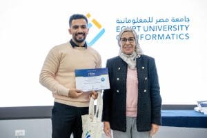 جامعة مصر للمعلوماتية تنتهي من تدريب 1500 شاب بمبادرة "رواد مصر الرقمية" وتأهيلهم لوظائف التكنولوجيا 3 IMG 20260324 WA0097 جامعة مصر للمعلوماتية جامعة مصر للمعلوماتية تنتهي من تدريب 1500 شاب بمبادرة "رواد مصر الرقمية" وتأهيلهم لوظائف التكنولوجيا موقع في الجامعة