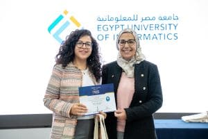 جامعة مصر للمعلوماتية تنتهي من تدريب 1500 شاب بمبادرة "رواد مصر الرقمية" وتأهيلهم لوظائف التكنولوجيا 4 IMG 20260324 WA0098 جامعة مصر للمعلوماتية جامعة مصر للمعلوماتية تنتهي من تدريب 1500 شاب بمبادرة "رواد مصر الرقمية" وتأهيلهم لوظائف التكنولوجيا موقع في الجامعة