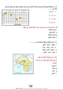 46 سؤالًا تحاكي الامتحان.. النموذج الاسترشادي الثالث لمادة الجغرافيا السياسية 9 46 سؤالًا تحاكي الامتحان.. النموذج الاسترشادي الثالث لمادة الجغرافيا السياسية