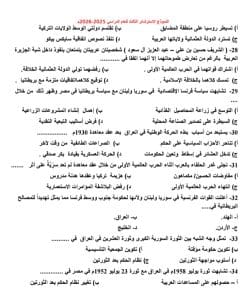 42 سؤالًا مباشرة ومتوقعة.. ننشر النموذج الاسترشادي الثالث لمادة التاريخ لطلاب الثانوية العامة 2026 8 42 سؤالًا مباشرة ومتوقعة.. ننشر النموذج الاسترشادي لمادة التاريخ لطلاب الثانوية العامة 2026