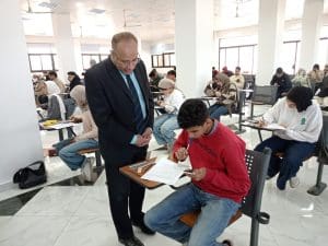 IMG 20260328 WA0076 جامعة قناة السويس جامعة قناة السويس: انطلاق الميدتيرم وسط إجراءات صارمة ضد الغش.. وجولات تفقدية للجان ومطعم المدينة موقع في الجامعة