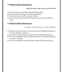 بالصور.. ننشر النموذج الاسترشادي الثالث للغة الألمانية لطلاب الثانوية العامة 2026