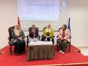 جامعة قناة السويس تنظم ملتقى توظيف لخريجي التمريض لتعزيز التواصل المهني 2 IMG 20260330 WA0010 جامعة قناة السويس تنظم ملتقى توظيف لخريجي التمريض جامعة قناة السويس تنظم ملتقى توظيف لخريجي التمريض لتعزيز التواصل المهني موقع في الجامعة