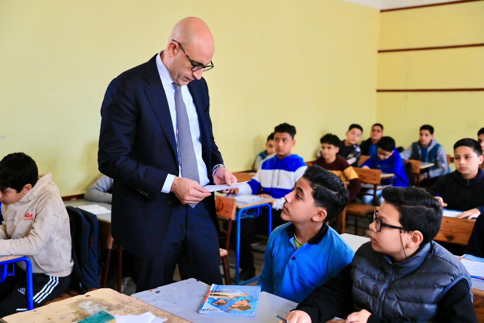 وزير التربية والتعليم بالغربية: التركيز على تحسين مهارات القراءة والبرمجة والذكاء الاصطناعي للطلاب
