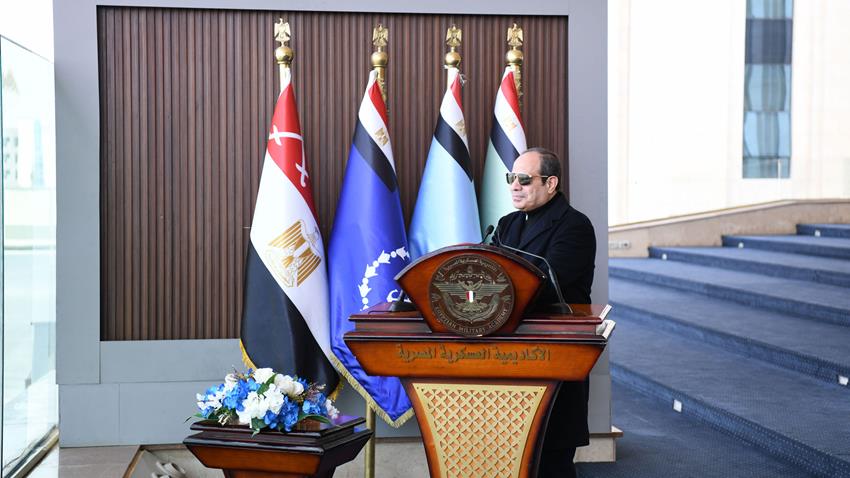 الرئيس السيسي: 8 آلاف دارس بالأكاديمية العسكرية المصرية وبرامجها تستهدف بناء الإنسان