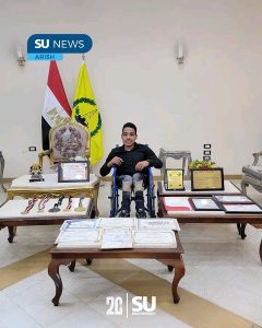 تكريم طالب بجامعة سيناء بعد تألقه في كمال الأجسام على مستوى الجمهورية 4 1777388989866 تكريم طالب بجامعة سيناء بعد تألقه في كمال الأجسام تكريم طالب بجامعة سيناء بعد تألقه في كمال الأجسام على مستوى الجمهورية موقع في الجامعة