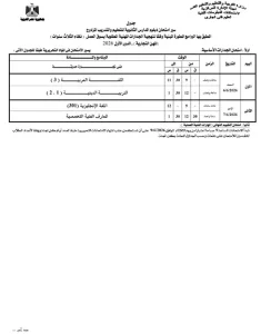 مواعيد امتحانات الدبلومات الفنية 2026.. اعرف الجدول الكامل للعملي والنظري