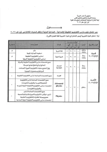 59097 جدول التكنولوجيا التطبيقية 1 الدبلومات الفنية مواعيد امتحانات الدبلومات الفنية 2026.. اعرف الجدول الكامل للعملي والنظري موقع في الجامعة