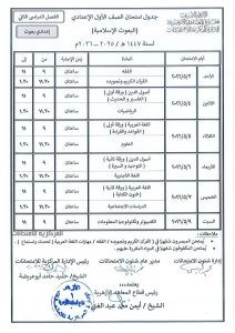 FB IMG 1775480691552 جداول امتحانات النقل والشهادات بالأزهر اعتماد جداول امتحانات النقل والشهادات بالأزهر للعام الدراسي 2025/2026| صور موقع في الجامعة