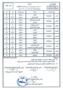 FB IMG 1775480702517 جداول امتحانات النقل والشهادات بالأزهر اعتماد جداول امتحانات النقل والشهادات بالأزهر للعام الدراسي 2025/2026| صور موقع في الجامعة