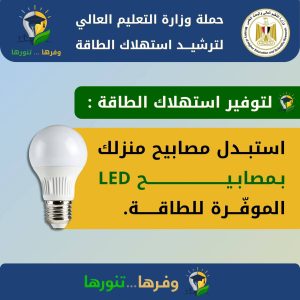 جامعة العبور للعلوم والتكنولوجيا تشارك في حملة “وفّرها… تنوّرها” لترشيد استهلاك الكهرباء وتعزيز الاستدامة 3 جامعة العبور للعلوم والتكنولوجيا تشارك في حملة “وفّرها… تنوّرها” لترشيد استهلاك الكهرباء وتعزيز الاستدامة