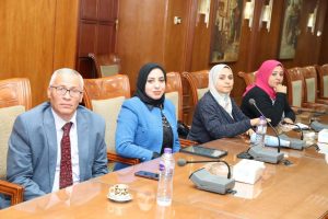 FB IMG 1776264453004 رئيس جامعة المنوفية يوجه بتكثيف الجهود في ملفات رئيس جامعة المنوفية يوجه بتكثيف الجهود في ملفات الجودة بكليات الحقوق والطب البيطري والإعلام موقع في الجامعة
