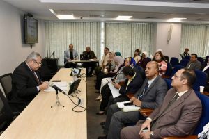 FB IMG 1776274343931 جامعة عين شمس جامعة عين شمس تناقش استعدادات امتحانات الترم الثاني وتشدد على تنظيم نشر المقررات الإلكترونية موقع في الجامعة