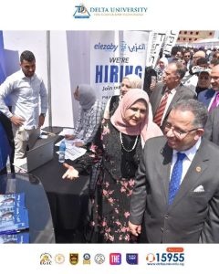 FB IMG 1776530413631 جامعة الدلتا جامعة الدلتا تنظم ملتقى التوظيف السنوي بمشاركة شركات كبرى لتعزيز فرص التدريب والعمل لطلابها وخريجيها موقع في الجامعة