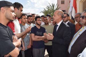 رئيس جامعة بني سويف يتفقد المدن الجامعية بشرق النيل 