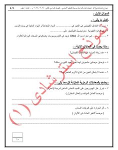 FB IMG 1777109815431 الشهادة الإعدادية 2026 لطلاب الشهادة الإعدادية 2026.. ننشر النموذج الأول الاسترشادي في مادة العلوم بنظام البوكليت موقع في الجامعة