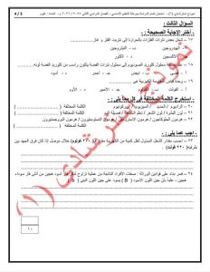 FB IMG 1777109818662 الشهادة الإعدادية 2026 لطلاب الشهادة الإعدادية 2026.. ننشر النموذج الأول الاسترشادي في مادة العلوم بنظام البوكليت موقع في الجامعة