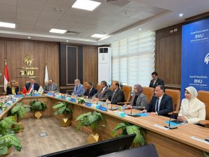 FB IMG 1777224284259 جامعة بنها الأهلية جامعة بنها الأهلية تستقبل وفد جامعة نانجينغ الطبية بالصين لبحث إنشاء أول برنامج للطب الصيني التقليدي ومعمل بحثي مشترك موقع في الجامعة
