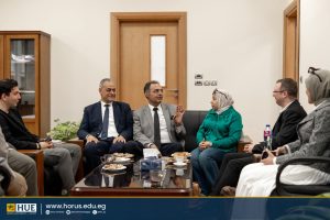 جامعة حورس تستقبل خبير الهيئة الألمانية للتبادل الأكاديمي في محاضرات علمية حول فرص الدراسة بألمانيا 4 جامعة حورس تستقبل خبير الهيئة الألمانية للتبادل الأكاديمي