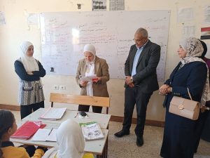 مدير تعليم القاهرة تتفقد مراجعات الإعدادية ببدر 