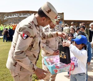 IMG 20260405 WA0034 القوات المسلحة بمشاركة طلبة الكليات العسكرية.. القوات المسلحة تحتفي بأطفال مصر في "يوم اليتيم"| صور  موقع في الجامعة