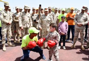 IMG 20260405 WA0041 القوات المسلحة بمشاركة طلبة الكليات العسكرية.. القوات المسلحة تحتفي بأطفال مصر في "يوم اليتيم"| صور  موقع في الجامعة