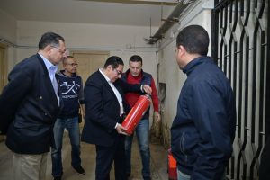 IMG 20260410 WA0007 جامعة القاهرة جولة مفاجئة لرئيس جامعة القاهرة لمتابعة ترشيد الطاقة وحصر الأصول غير المستغلة داخل الحرم الجامعي موقع في الجامعة