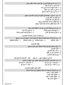 تدريب عملي قبل الامتحان.. نموذج استرشادي سابع في اللغة العربية بـ55 سؤالًا للثانوية العامة