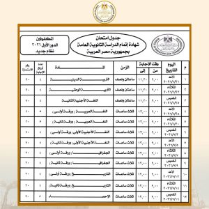 امتحانات الثانوية العامة 2026 للمكفوفين بالنظام الجديد