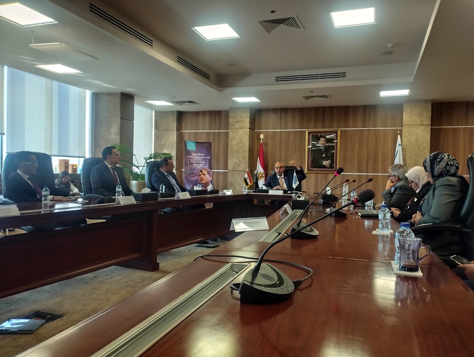 IMG 20260421 WA0049 افتتاح جامعة هيرتفوردشاير رئيس مدينة زويل: نهدف للتميز والاقتصاد المعرفي وتوظيف 100% من الخريجين خلال 3 أشهر موقع في الجامعة