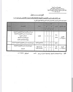 IMG 20260423 WA0173 جداول امتحانات الدبلومات الفنية لجميع التخصصات تبدأ 6 يونيو المقبل.. ننشر جداول امتحانات الدبلومات الفنية لجميع التخصصات 2025 / 2026 موقع في الجامعة