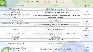 جامعة قناة السويس تدشن الأسبوع البيئي الثاني للطب البيطري.. برامج تدريبية وقوافل لخدمة المجتمع 4 IMG 20260424 WA0016 1 جامعة قناة السويس تدشن الأسبوع البيئي الثاني للطب جامعة قناة السويس تدشن الأسبوع البيئي الثاني للطب البيطري.. برامج تدريبية وقوافل لخدمة المجتمع موقع في الجامعة