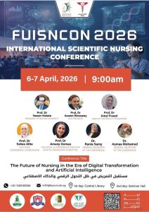 جامعة الفيوم تدعو لحضور مؤتمر كلية التمريض حول التحول الرقمي والذكاء الاصطناعي 2 الفيوم تدعو لحضور مؤتمر كلية التمريض