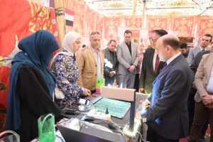 IMG 6725 معرض التعليم الفني بالغربية 110 طلاب يشاركون في معرض التعليم الفني بالغربية.. ابتكارات تربط الدراسة بسوق العمل موقع في الجامعة